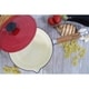 preview thumbnail 1 of 6, Chasseur 2.5-quart Red French Enameled Cast Iron Saucepan With Lid and Wooden Handle