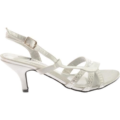 Womens Annie Link Silver Satin   16191782   Shopping