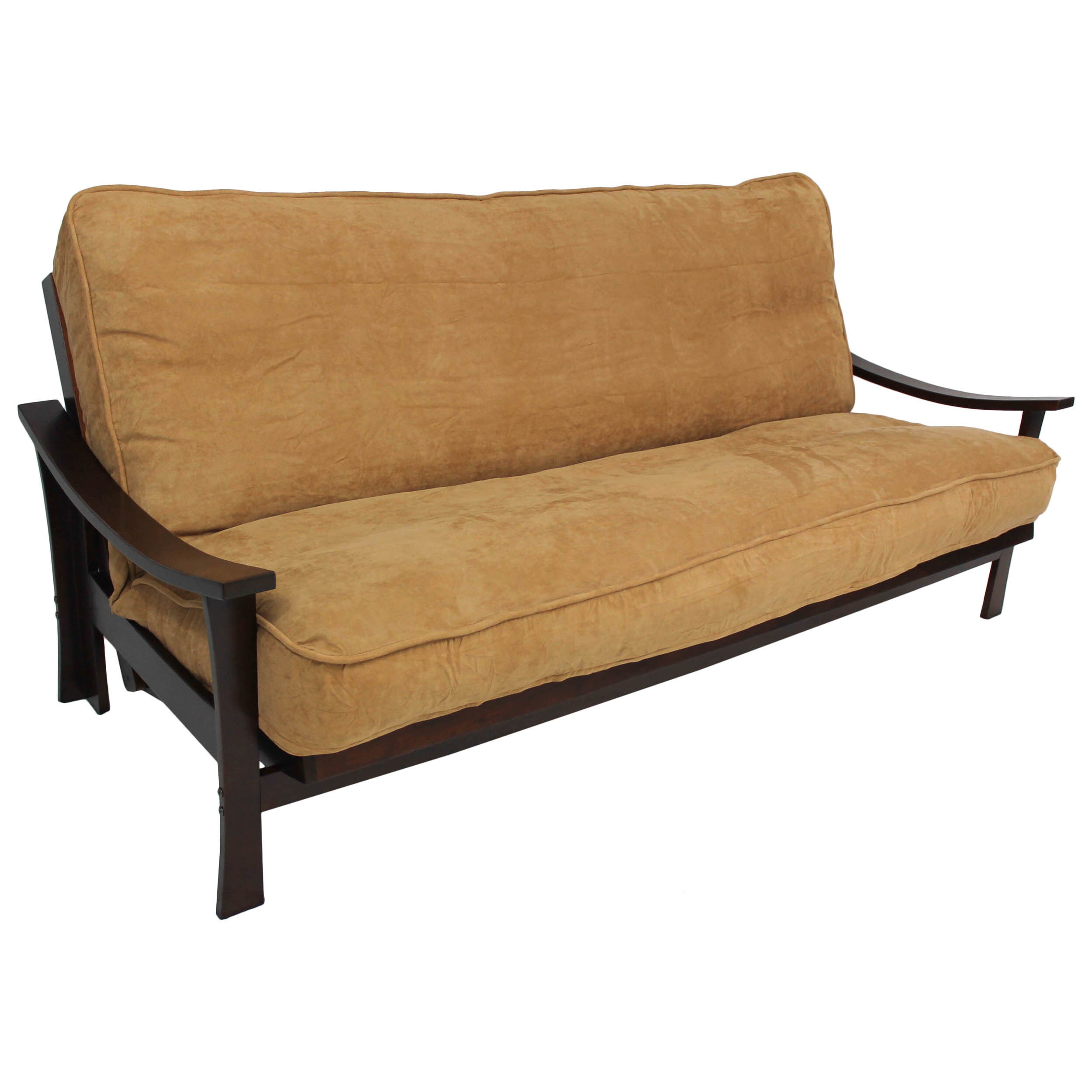 Blazing Needles Full Size 9 Inch Futon Set With Microsuede Blazing Needles Full Size 9 Inch Futon