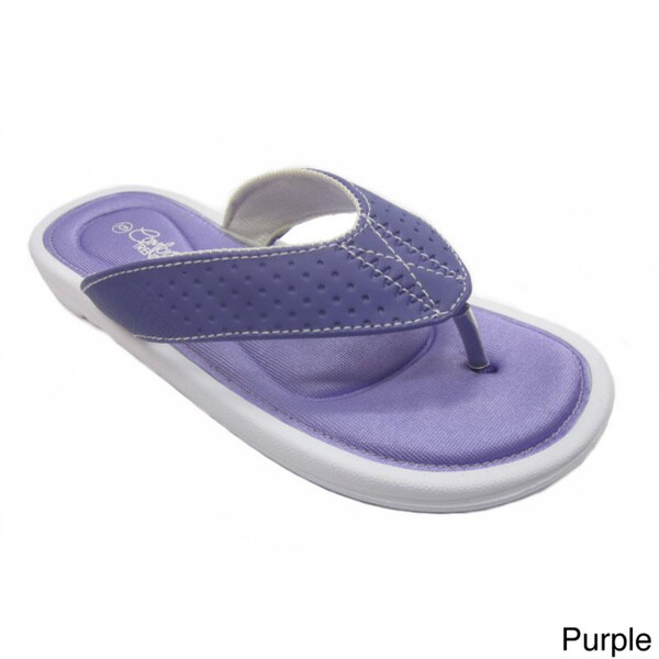 Blue Women's Stoke Rubber Flip flop Sandals Blue Sandals