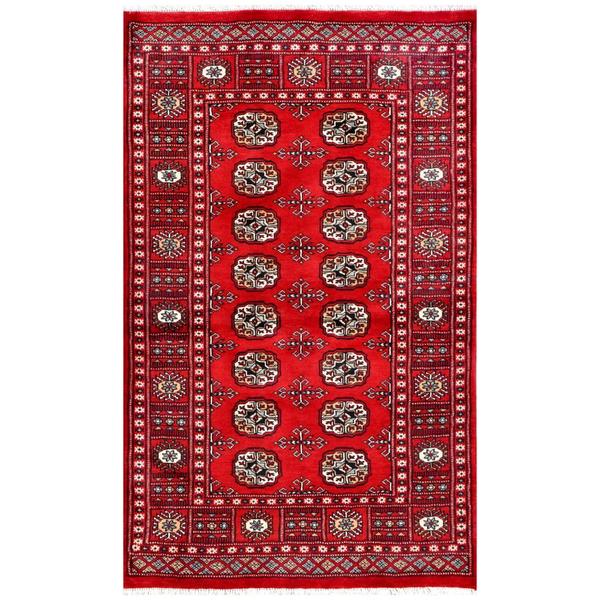 Handmade Bokhara Wool Rug (Pakistan) - 3'2 x 5'2