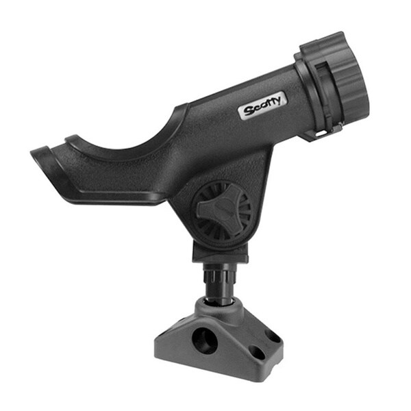 Scotty QUAD Powerlock Rod Holder with 241 Side/Deck Mount  