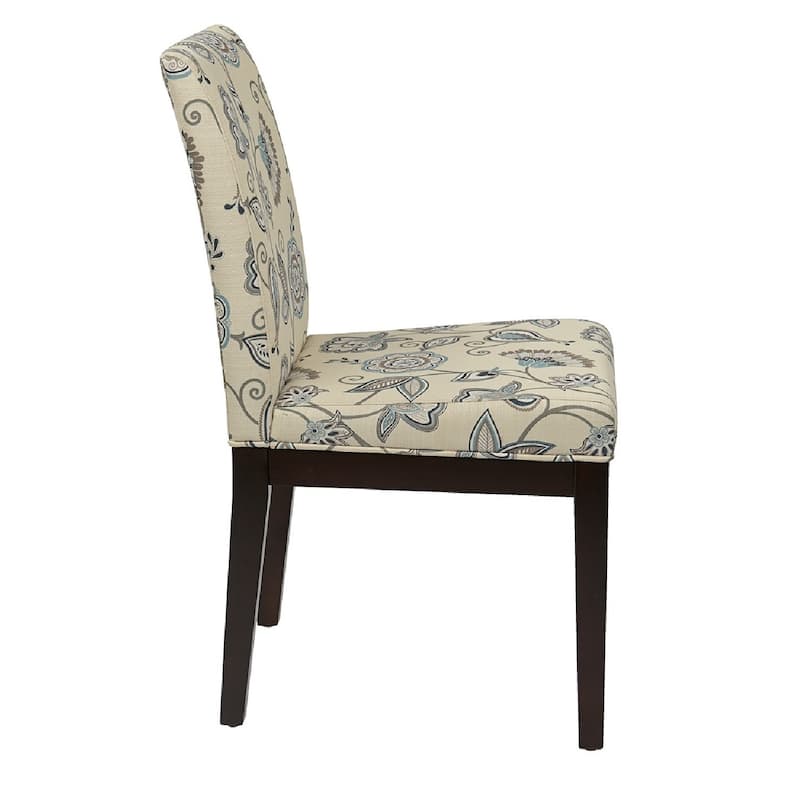 OSP Home Furnishings Dakota Parsons Chair in Avignon Sky Fabric