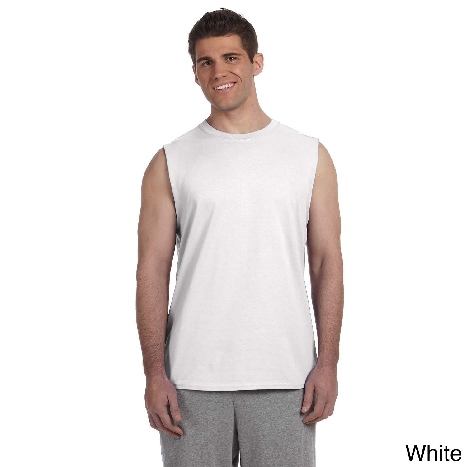 Gildan Mens Ultra Cotton Sleeveless T shirt