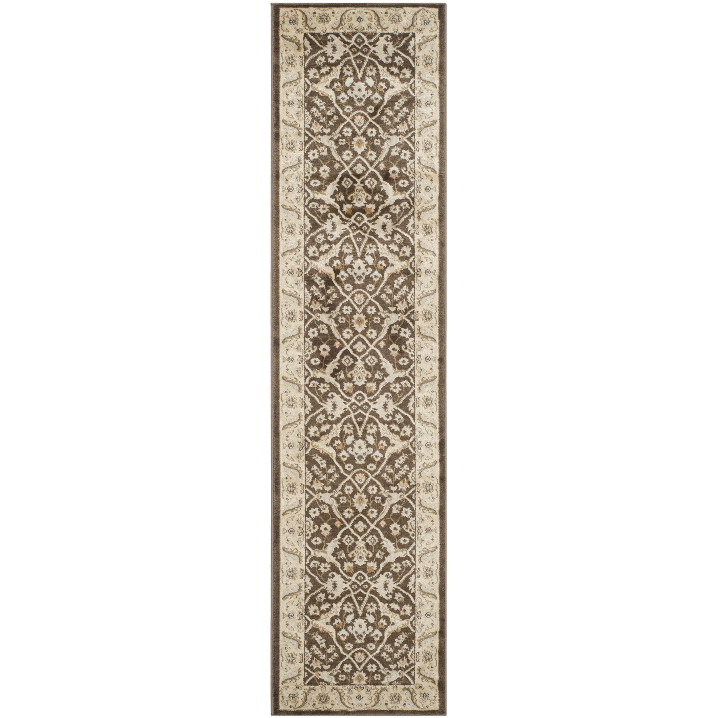 Safavieh Florenteen Brown/ Ivory Rug (2 X 8)