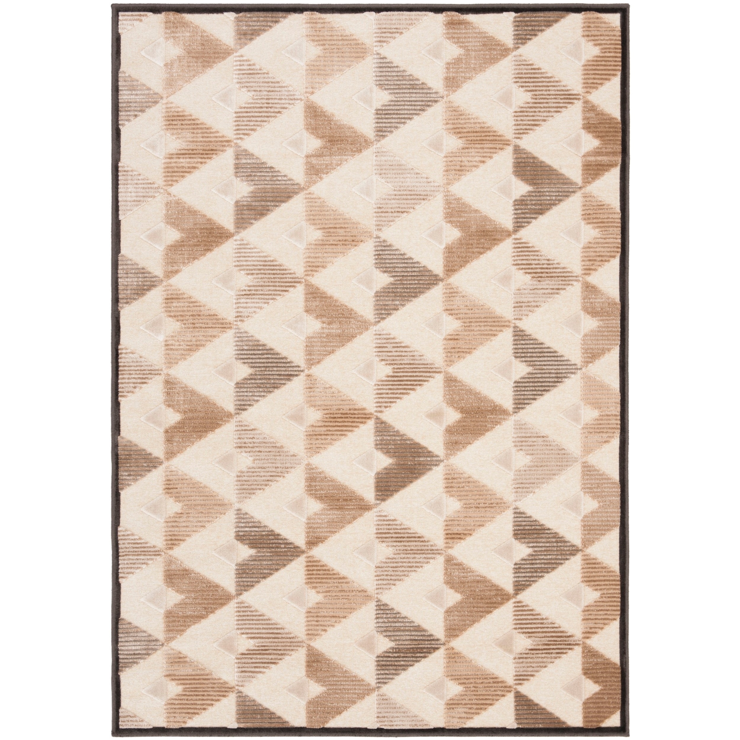 Safavieh Paradise Soft Anthracite/ Cream Viscose Rug (4 X 57)