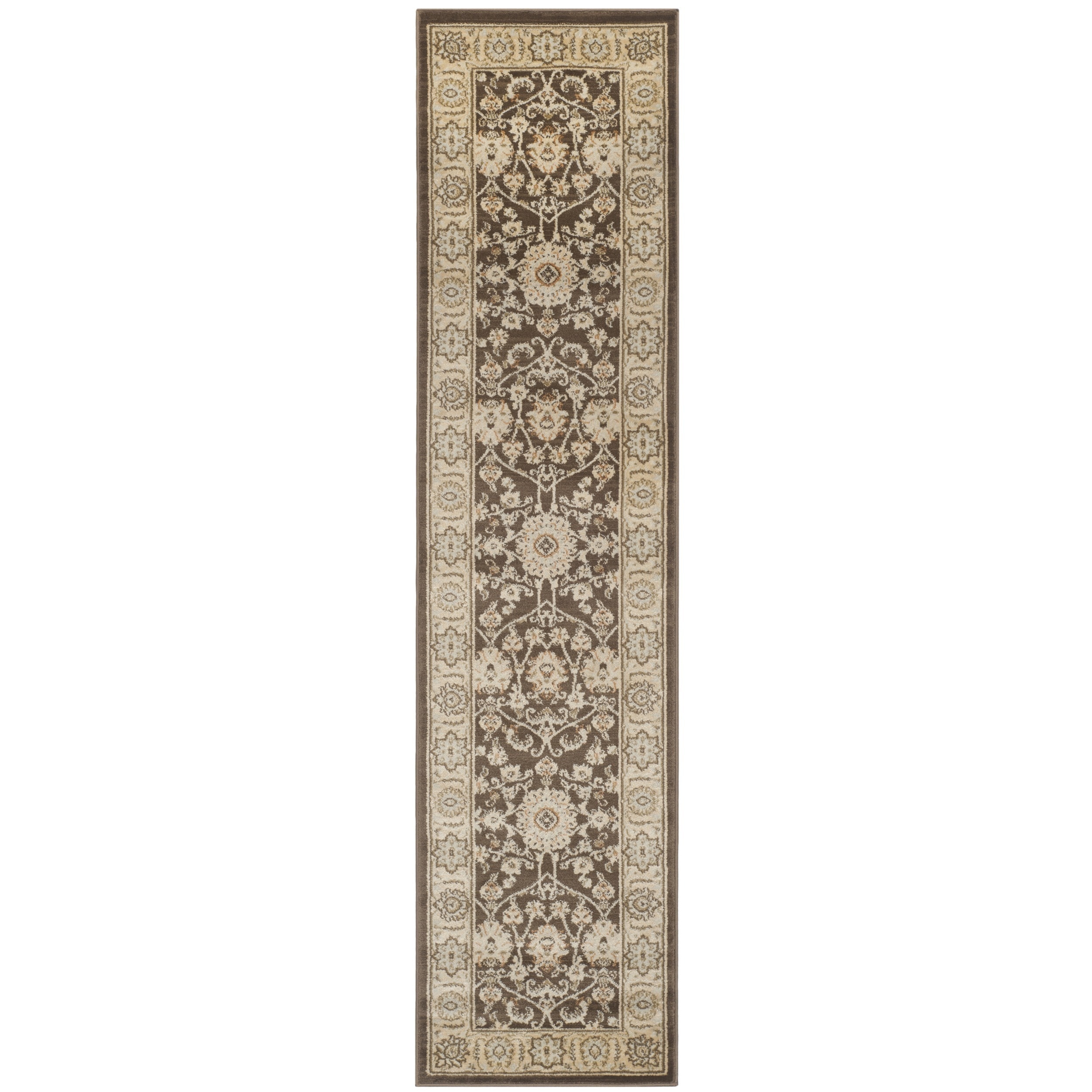 Safavieh Florenteen Brown/ Ivory Rug (2 X 8)