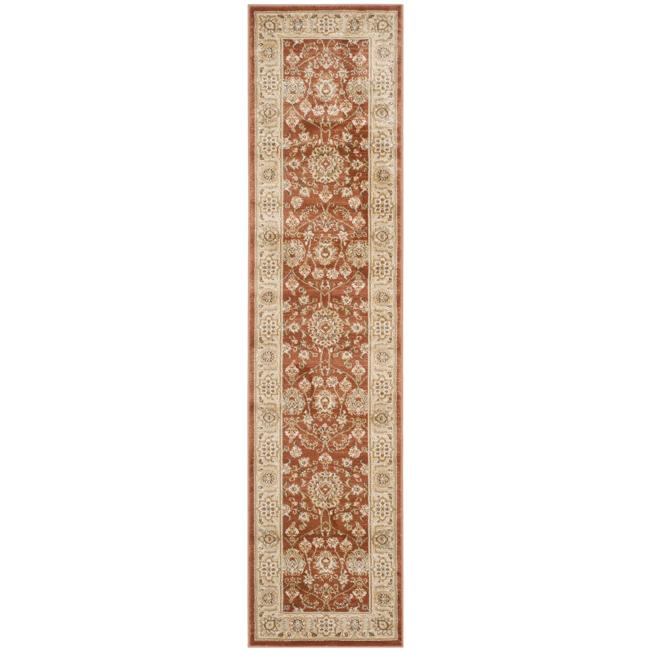 Safavieh Florenteen Rust/ Ivory Rug (2 X 8)