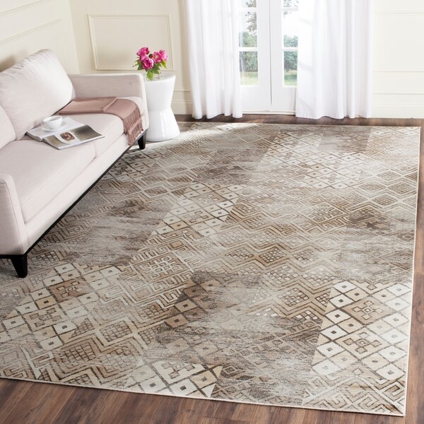 Safavieh Vintage Stone Distressed Silky Viscose Rug - 8' x 11'2