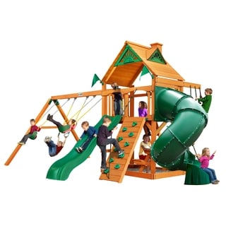 gorilla playsets red ranger cedar swing set