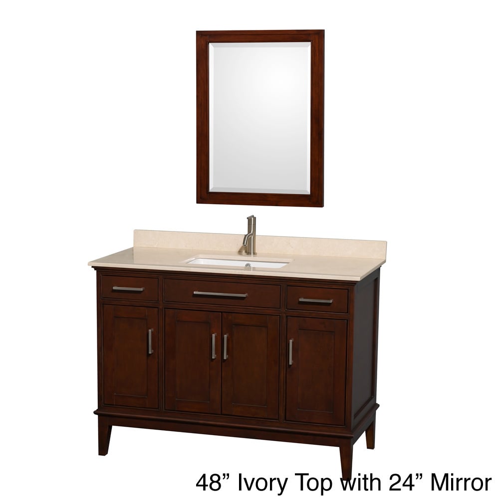 Hatton Dark Chestnut 48 inch Single Vanity