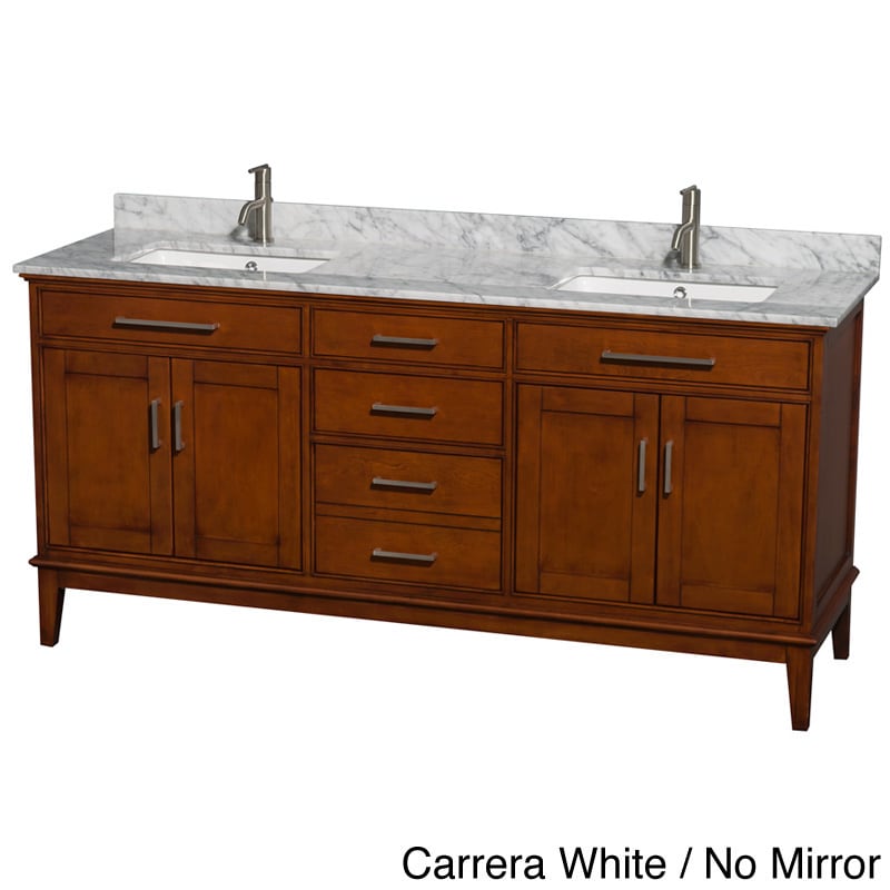 Hatton Light Chestnut 72 inch Double Vanity