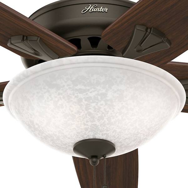 Shop Hunter 70 Inch Stockbridge New Bronze Fan With Five Walnut