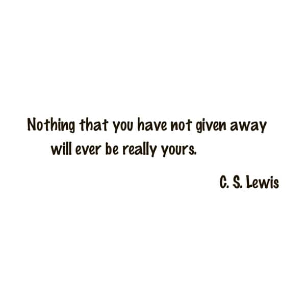 Shop C S Lewis Quote Vinyl Wall Art Overstock 8993652