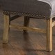 preview thumbnail 14 of 18, James Upholstered Fabric Dining Chair by Christopher Knight Home