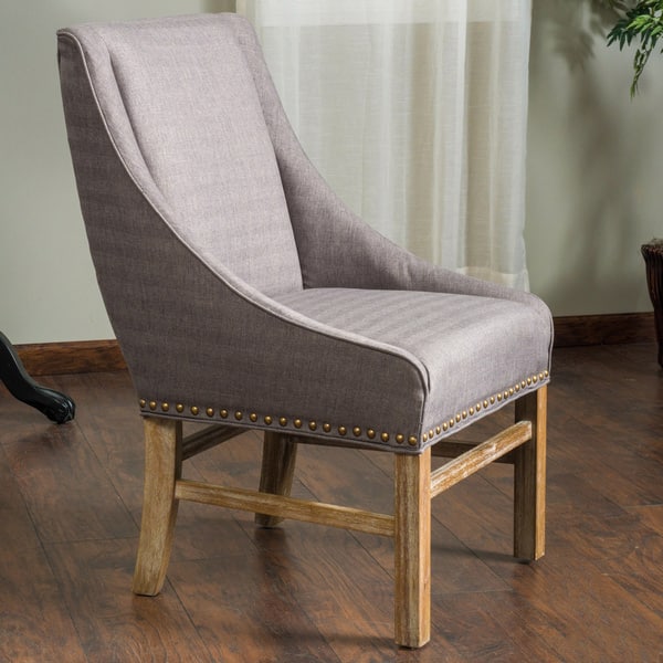 slide 2 of 27, James Upholstered Fabric Dining Chair by Christopher Knight Home
