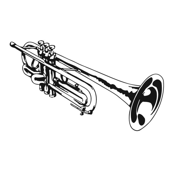 Shop Trumpet Music Vinyl Wall Art - Free Shipping On Orders Over $45 ...