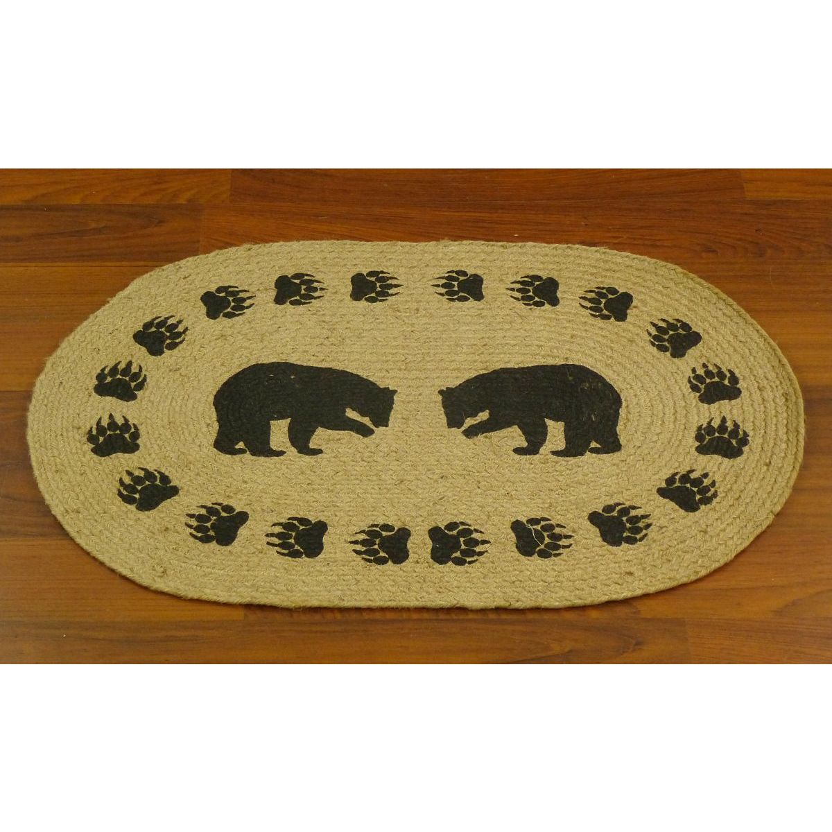 Bear Trail Jute Braided Welcome Mat (18 X 26)