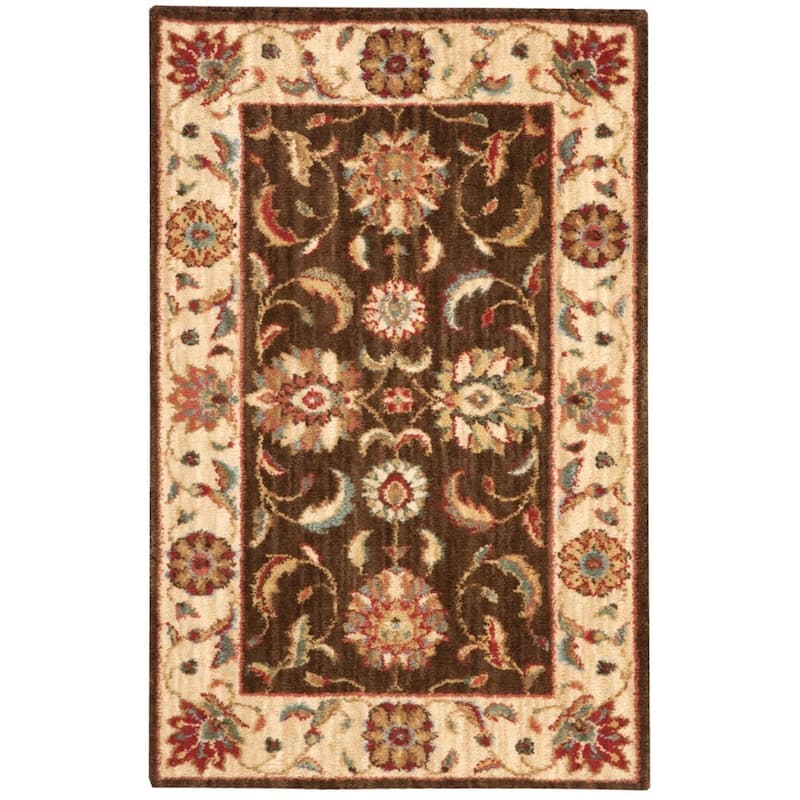 Nourison Living Treasures Persian Border Floral Area Rug