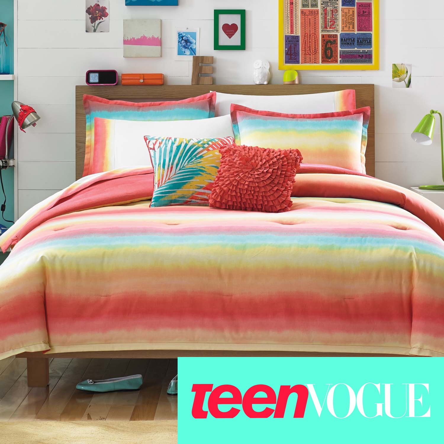 Teen Vogue Electric Beach Cotton Comforter Set