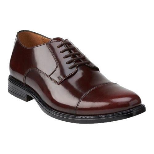 Mens Bostonian Kinnon Cap Toe Oxford Burgundy Leather