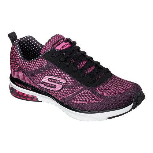 Womens Skechers Skech Air Infinity Training Shoe Black/Hot Pink