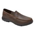 Men's Rockport City Play Two Slip On Dark Brown Leather