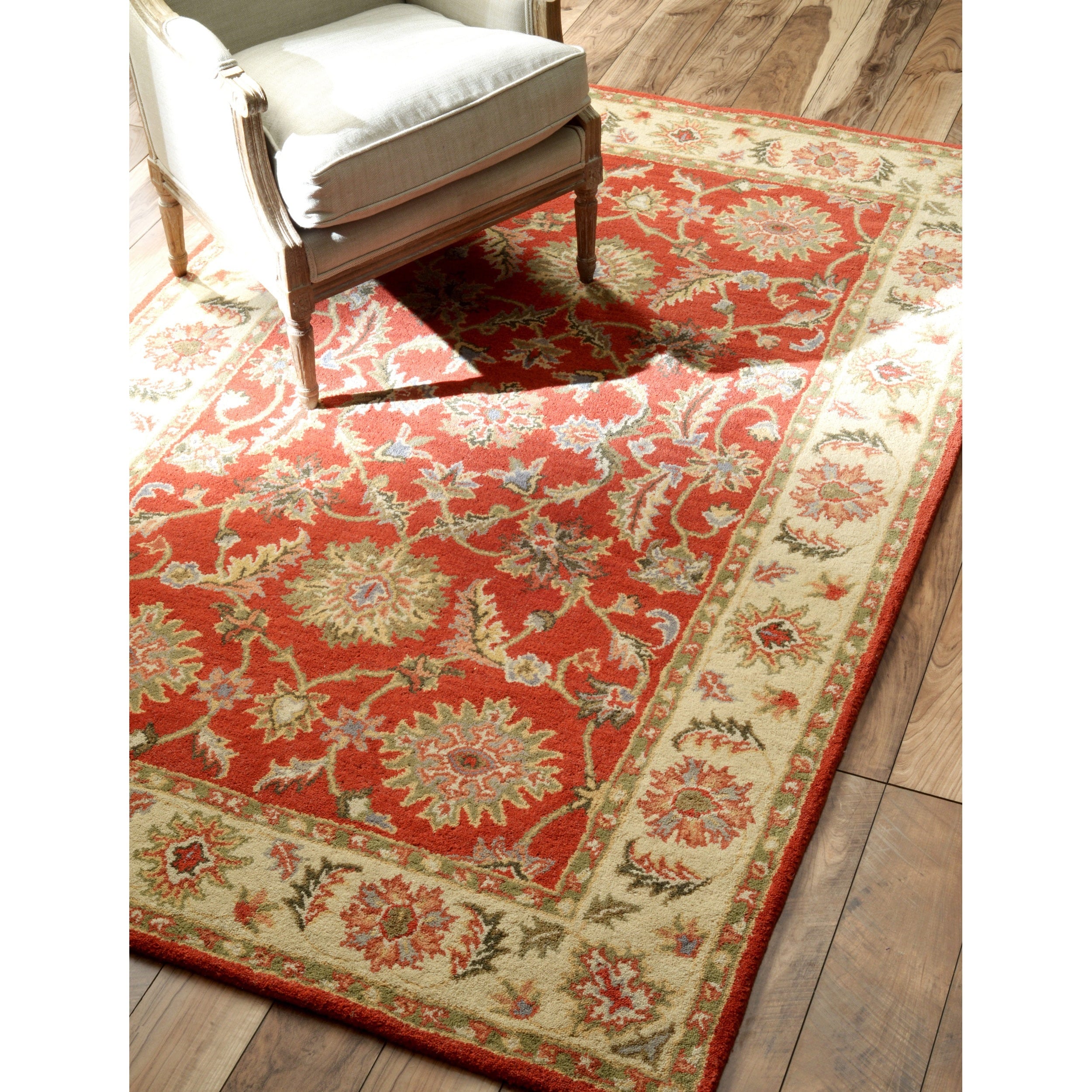 Nuloom Hand tufted Wool Red Rug (6 X 9)