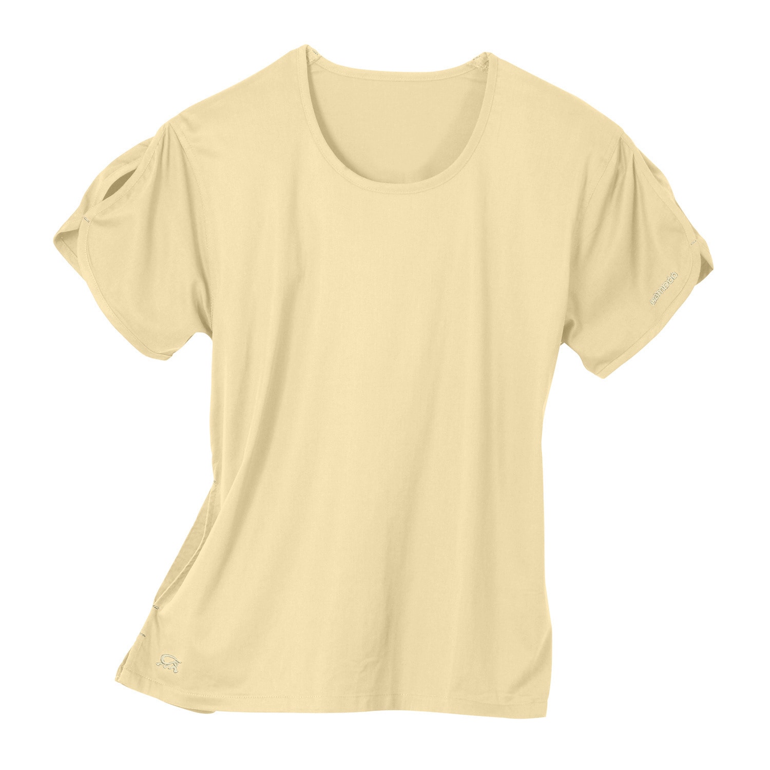 Iguanamed Womens Pale Orange Eco chic 2 pocket Top