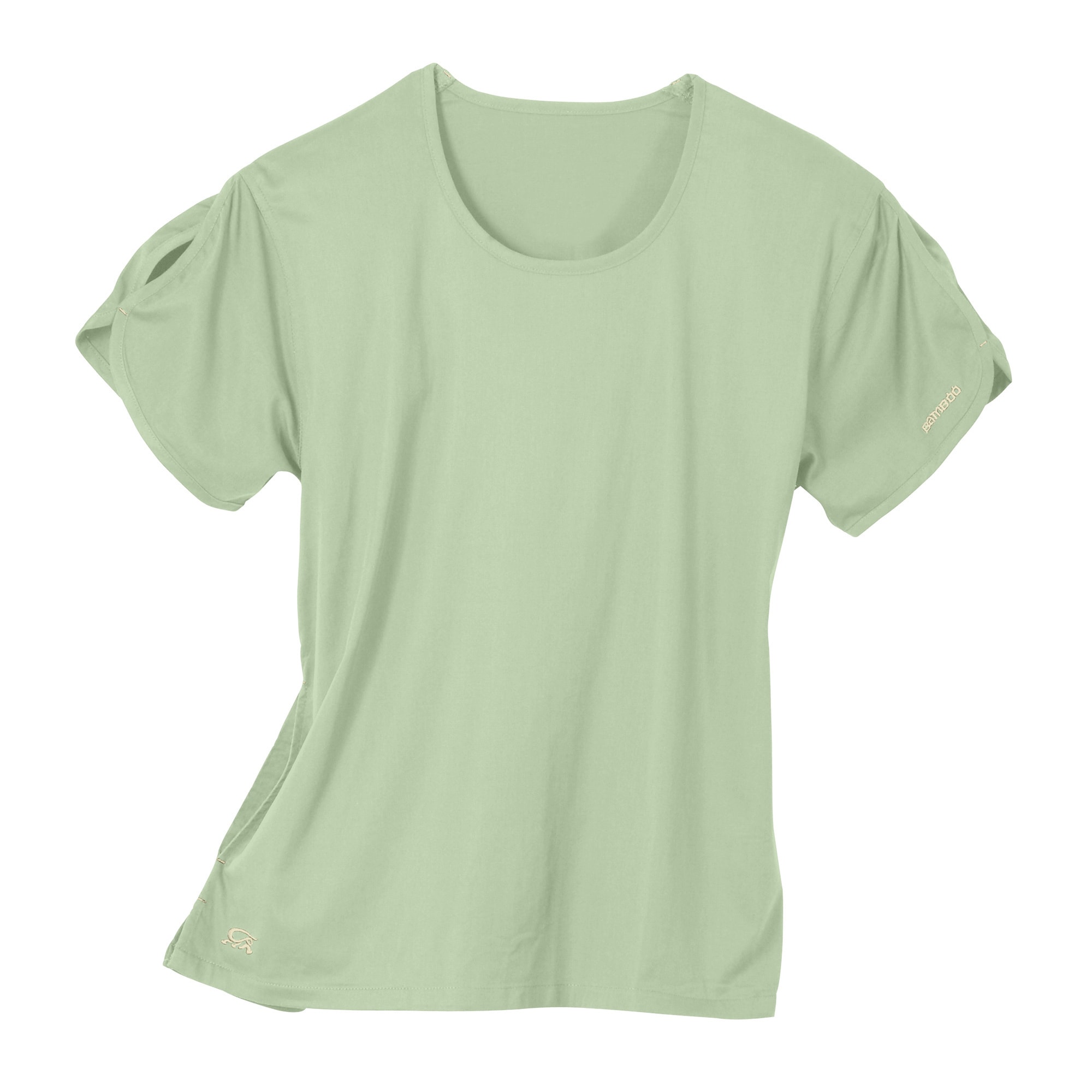 Iguanamed Womens Seafoam Green Eco chic Scrub Top