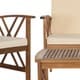 Safavieh Fontana Teak Finish Beige Acacia Wood 4-piece ... Safavieh Fontana Teak Finish Beige Acacia Wood 4-piece ... on Safavieh Fontana Patio Set id=95380