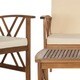 Safavieh Outdoor Living Fontana Beige Acacia Wood 4-piece Furniture Set - Thumbnail 3