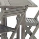Safavieh Arvin Grey Wash Acacia Wood 5-piece Outdoor Dining Table Set - Thumbnail 8