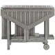 Safavieh Kerman Grey Wash Acacia Wood 5-piece Outdoor Dining Table Set - Thumbnail 10