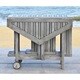 Safavieh Kerman Grey Wash Acacia Wood 5-piece Outdoor Dining Table Set - Thumbnail 7