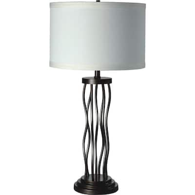 Metal Curves Table Lamp