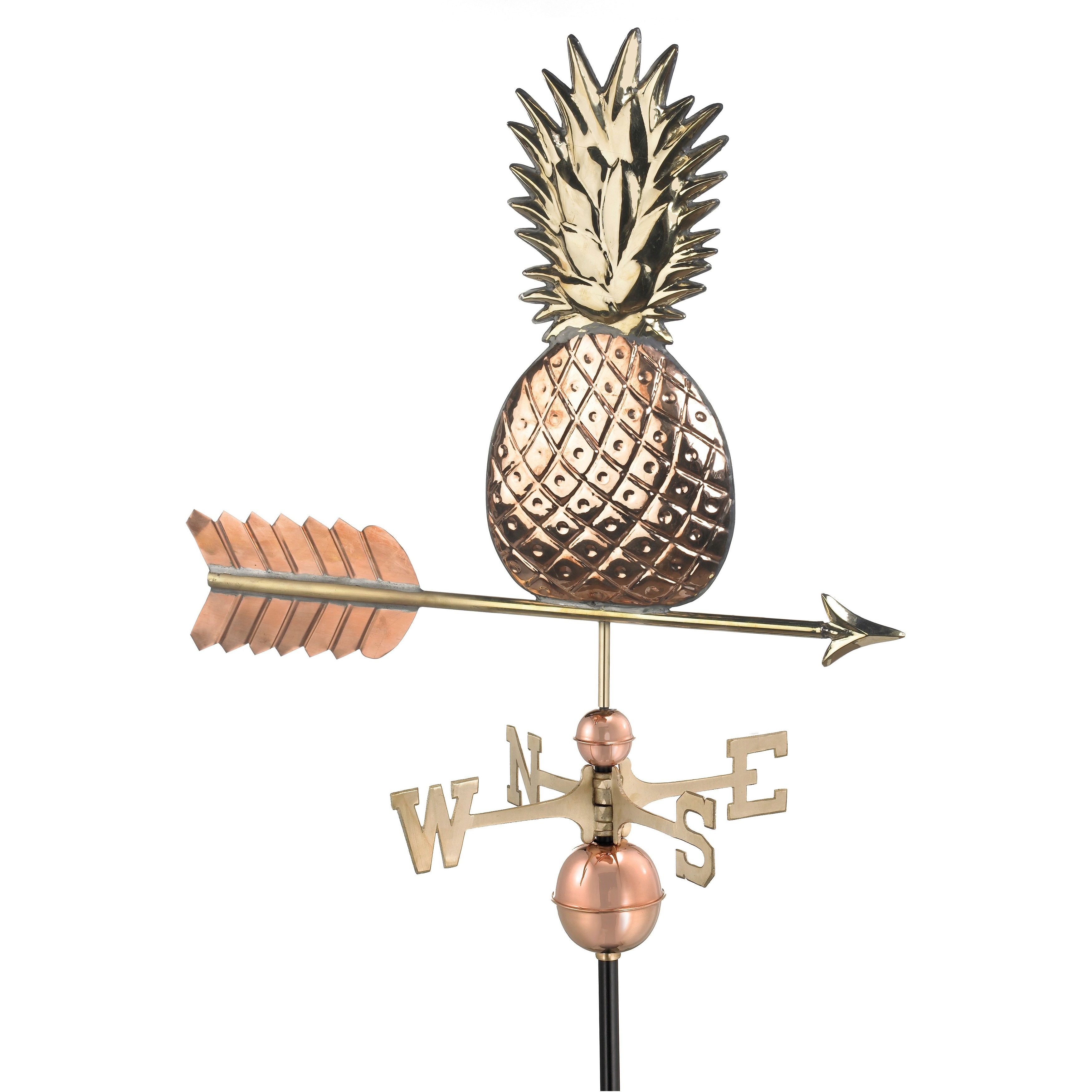 Polished Copper Pineapple Weathervane