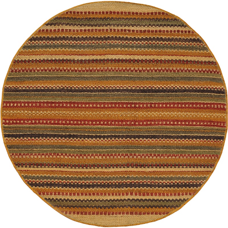 Hand woven Mohawk Green Jute Round Rug (6 X 6)