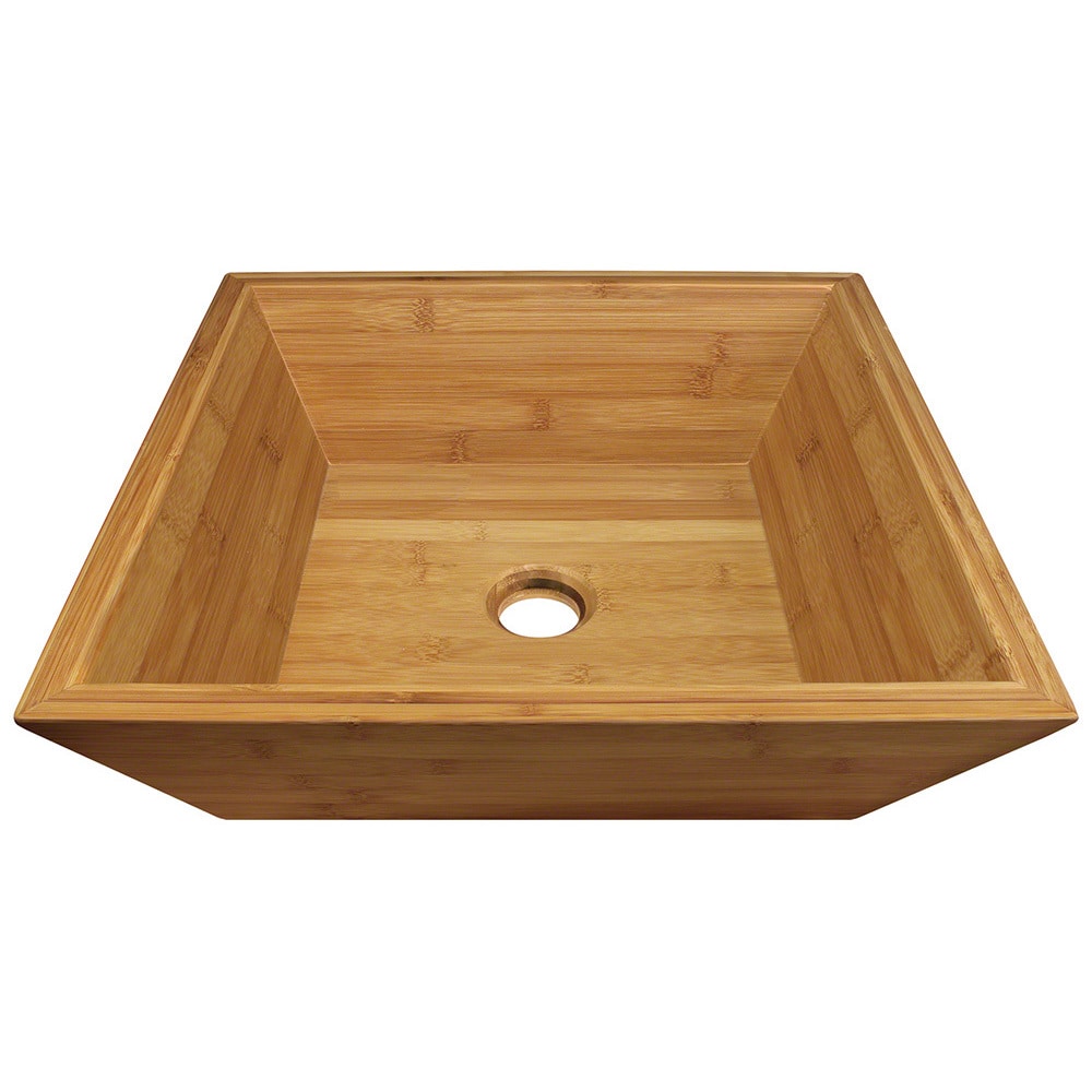 Polaris Sinks P198 Bamboo Vessel Bathroom Sink