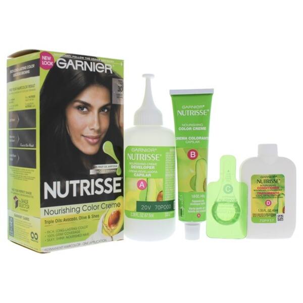 Shop Black Friday Deals On Garnier Nutrisse Permanent 30 Darkest Brown Sweet Cola Hair Color Overstock 9006460