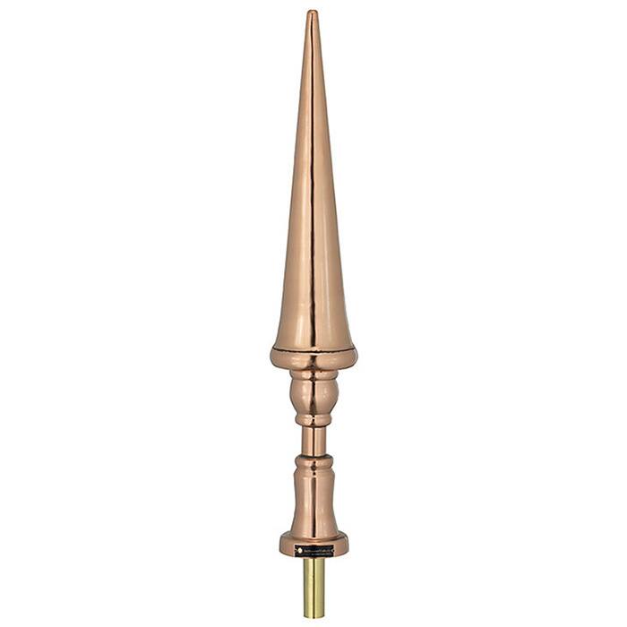 Castle Smithsonian 24-inch Polished Copper Finial
