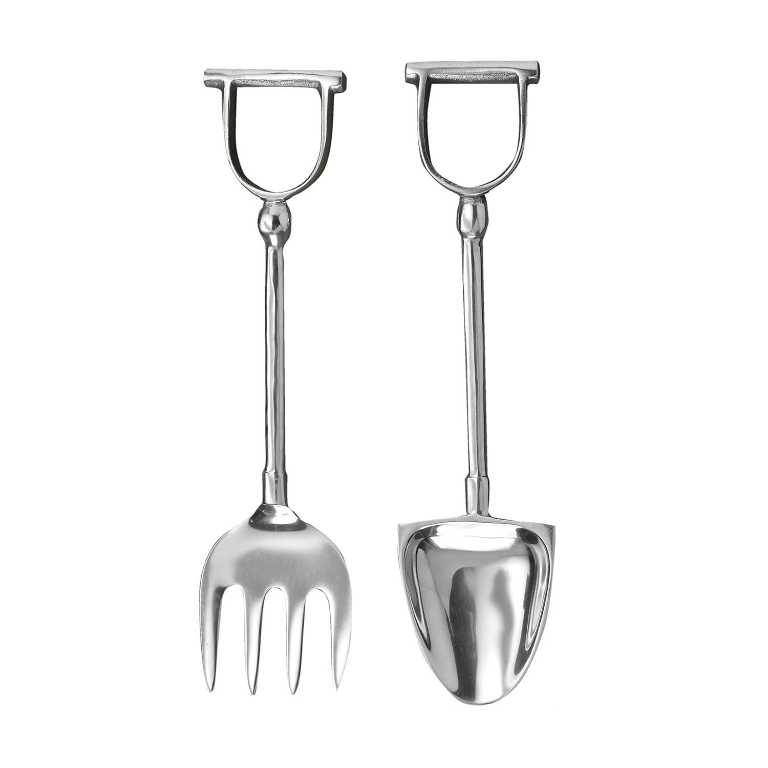 12 inch Shovel And Pitchfork Serving Set