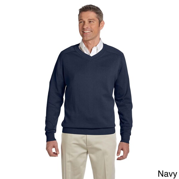 Shop Men's Cotton Long-sleeve V-neck Sweater - On Sale - Free Shipping ...