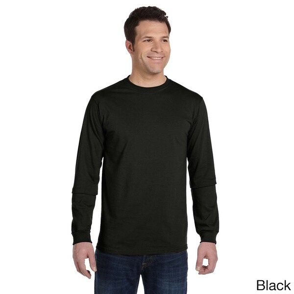 Men's Organic Cotton Classic Long Sleeve T-shirt - Free Shipping On ...