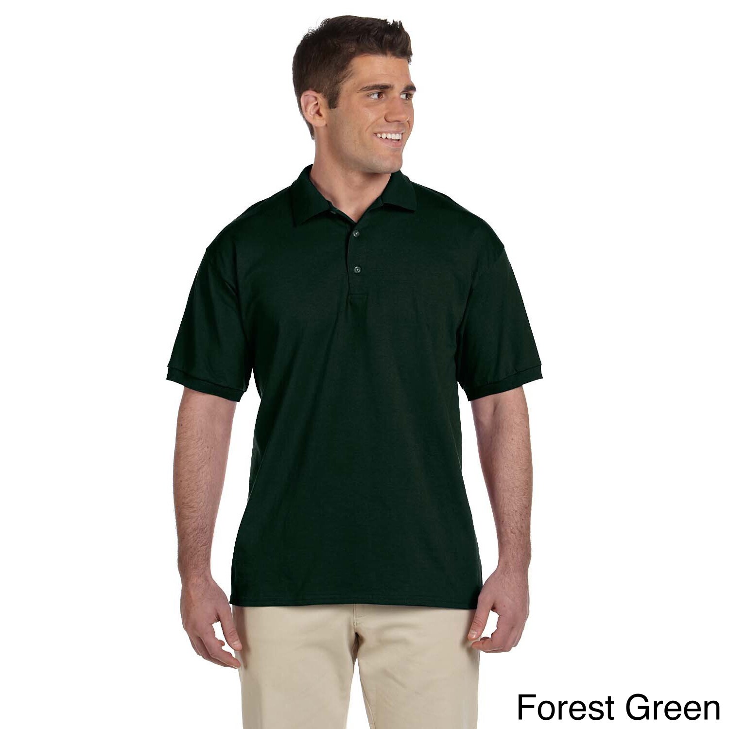 Gildan Gildan Mens Ultra Cotton Jersey Polo Shirt Green Size XXL