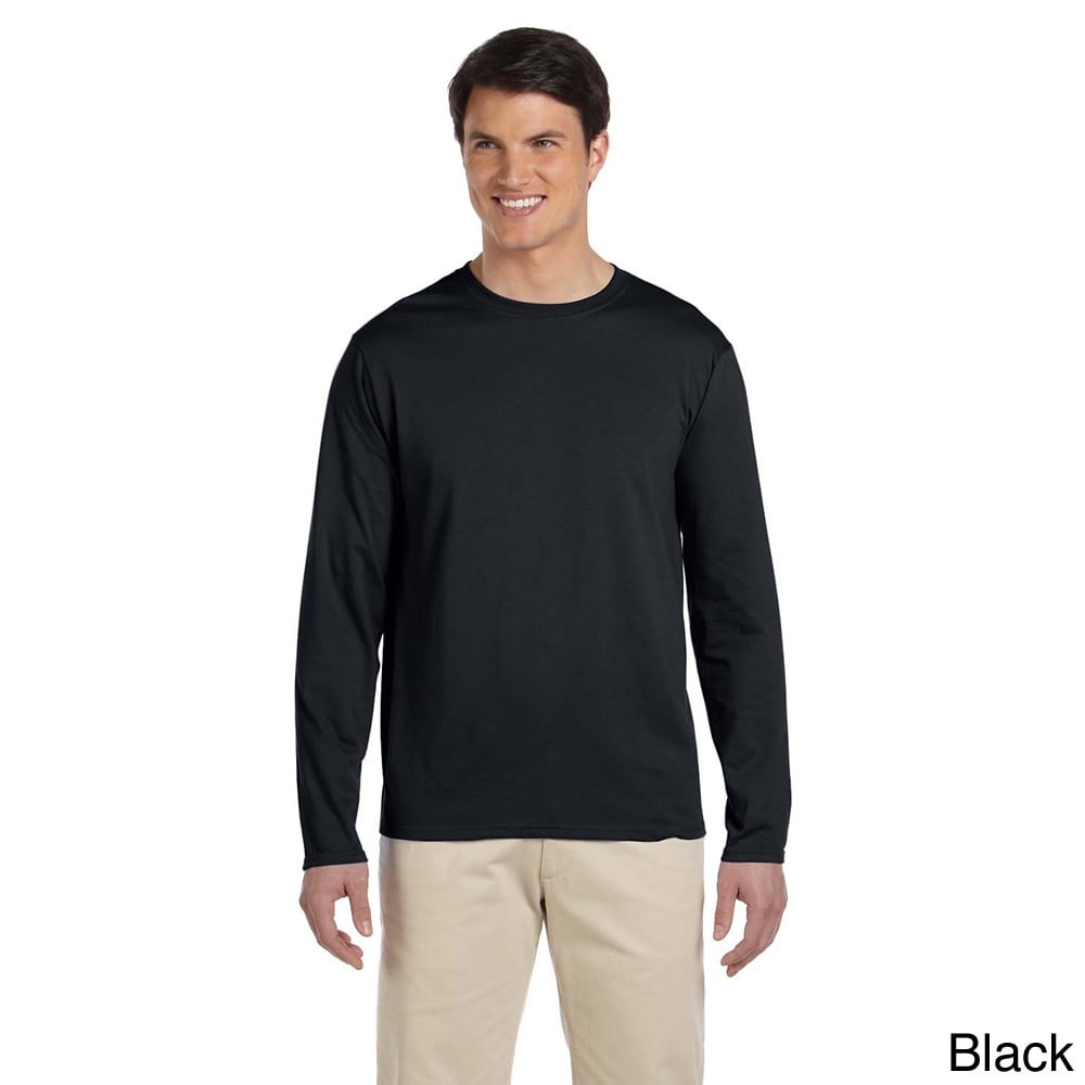 Mens Softstyle Cotton Long Sleeve T shirt