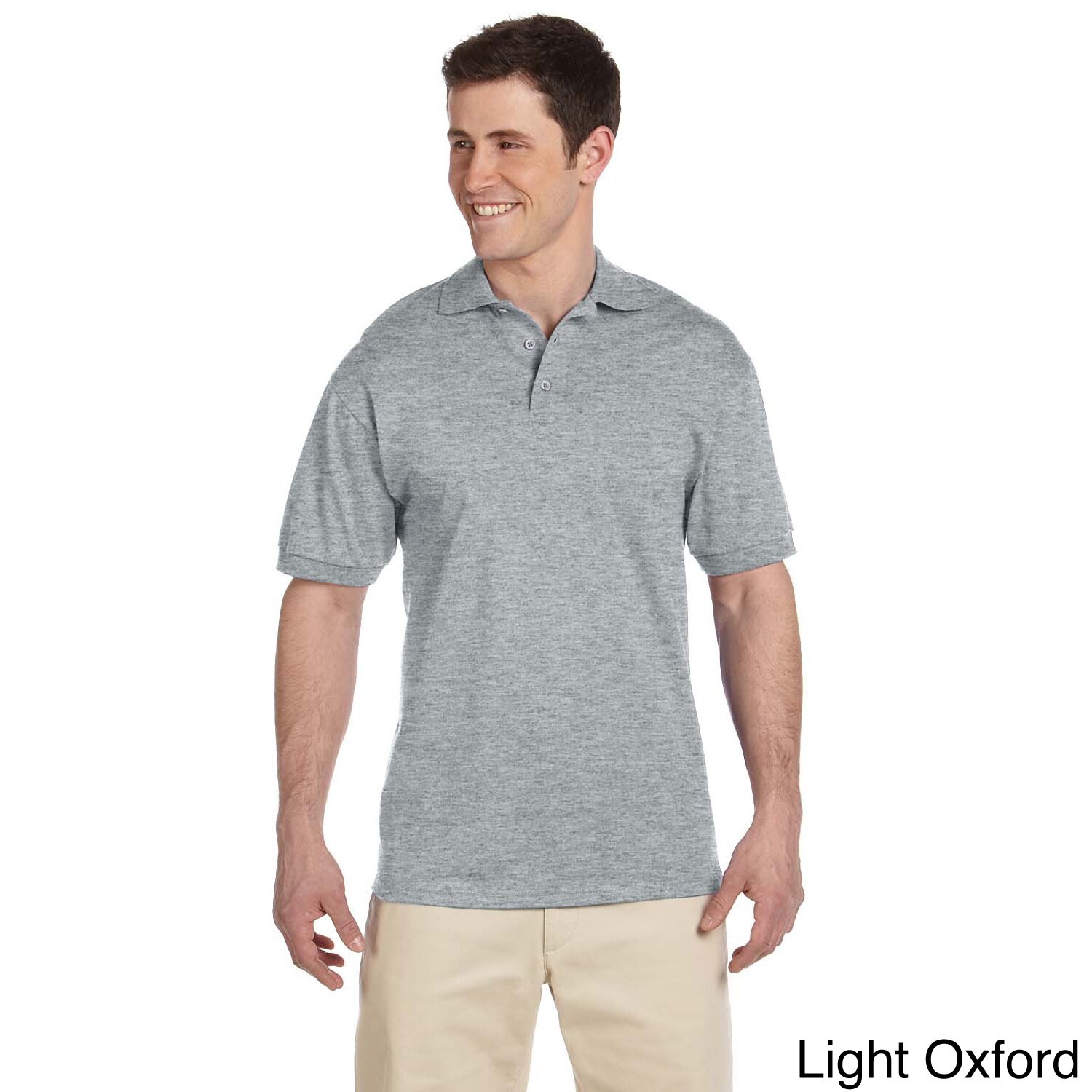 Mens Heavyweight Cotton Jersey Polo Shirt