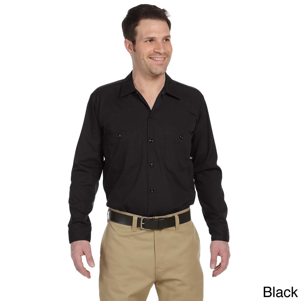 Mens Industrial Long Sleeve Work Shirt