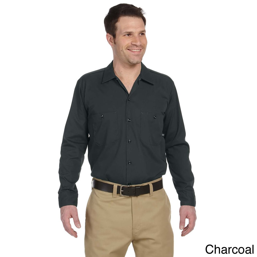 Mens Industrial Long Sleeve Work Shirt