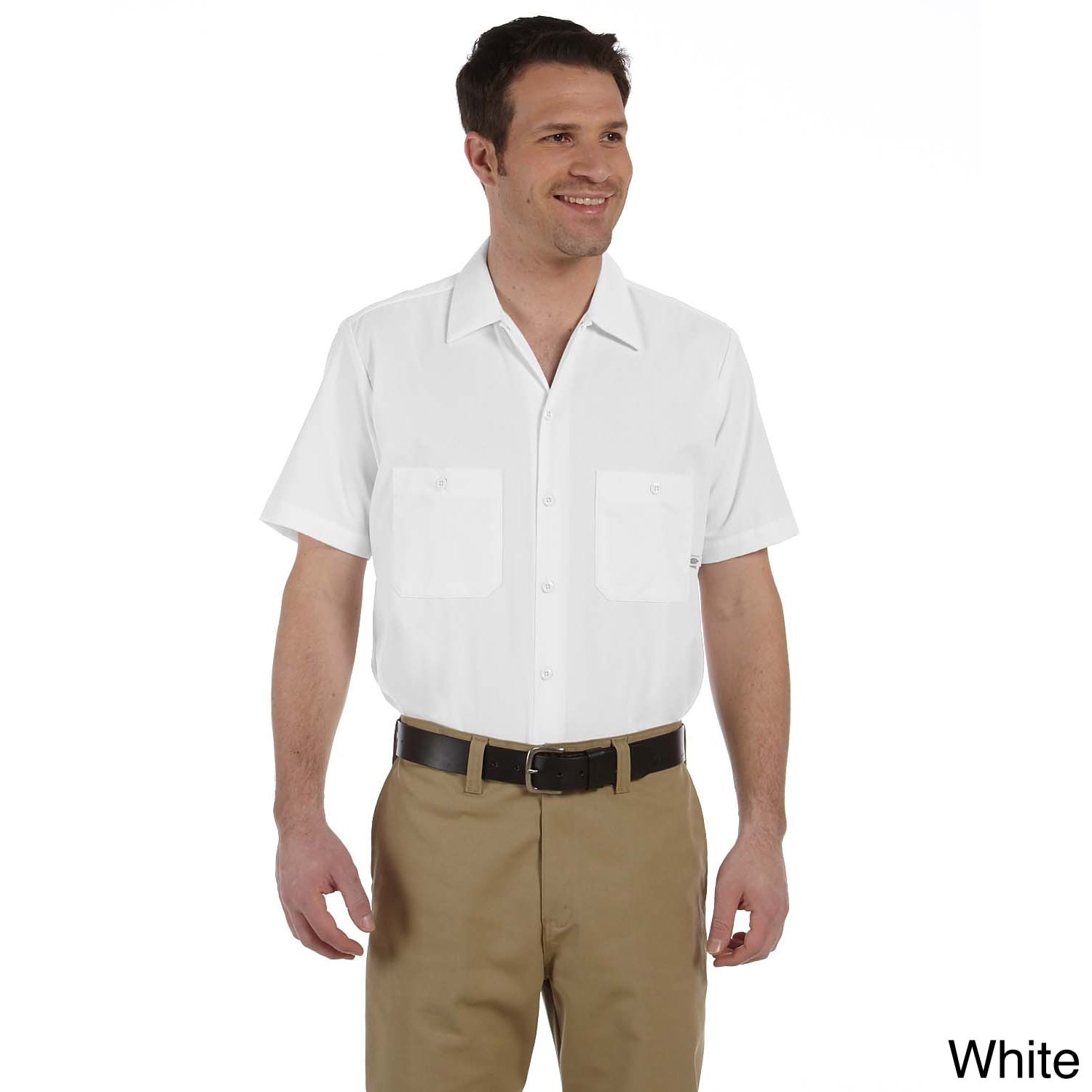 Mens Industrial Short Sleeve Work Shirt